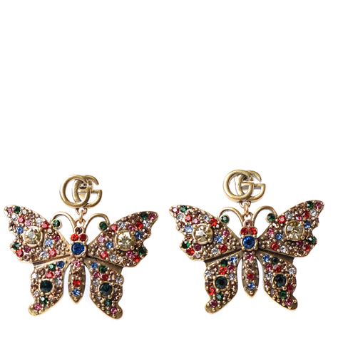 butterfly Gucci earrings